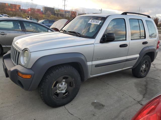 1J4GK48K52W354726 - 2002 JEEP LIBERTY SPORT SILVER photo 1