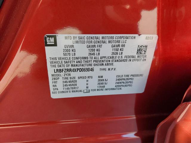 LRBFZRR4XPD069046 - 2023 BUICK ENVISION AVENIR RED photo 14