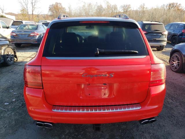 WP1AB29P86LA68837 - 2006 PORSCHE CAYENNE S RED photo 6