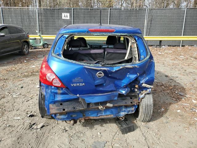 3N1BC13E68L461587 - 2008 NISSAN VERSA S BLUE photo 6