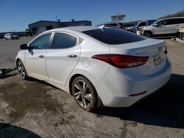 5NPDH4AE9FH624743 - 2015 HYUNDAI ELANTRA SE WHITE photo 2