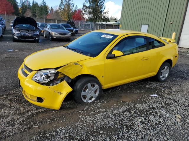 1G1AL15F577201675 - 2007 CHEVROLET COBALT LT YELLOW photo 1