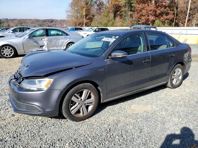 3VW637AJXDM260245 - 2013 VOLKSWAGEN JETTA HYBRID GRAY photo 1