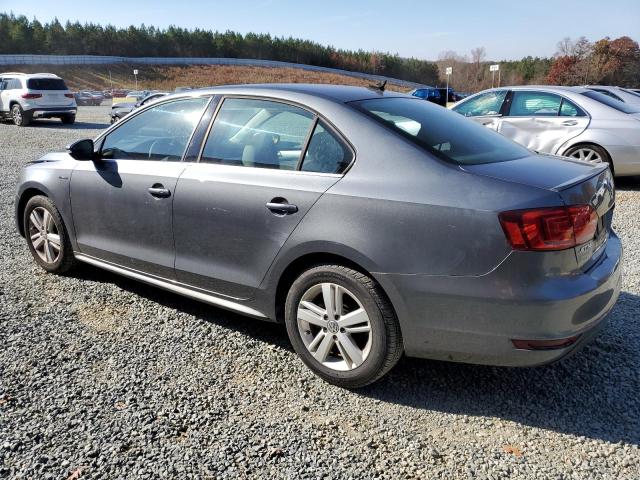 3VW637AJXDM260245 - 2013 VOLKSWAGEN JETTA HYBRID GRAY photo 2