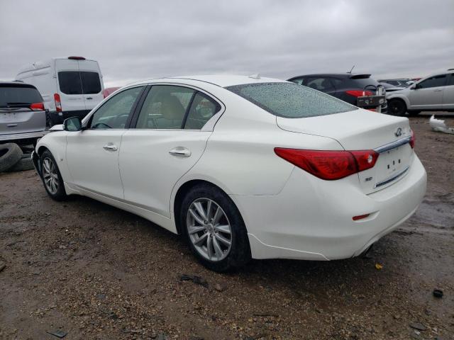 JN1BV7AR1FM401240 - 2015 INFINITI Q50 BASE WHITE photo 2