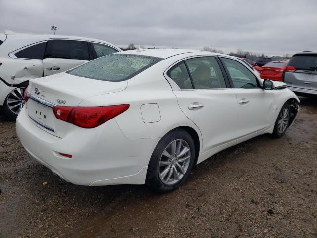 JN1BV7AR1FM401240 - 2015 INFINITI Q50 BASE WHITE photo 3