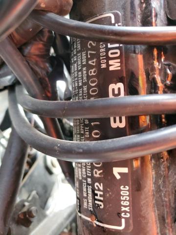 JH2RC1101DM008472 - 1983 HONDA CX650 C BLACK photo 10