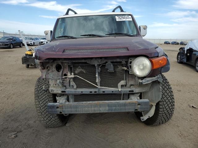 JTEBU11F470053988 - 2007 TOYOTA FJ CRUISER MAROON photo 5