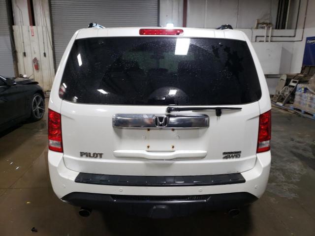 5FNYF4H98FB010264 - 2015 HONDA PILOT TOURING WHITE photo 6