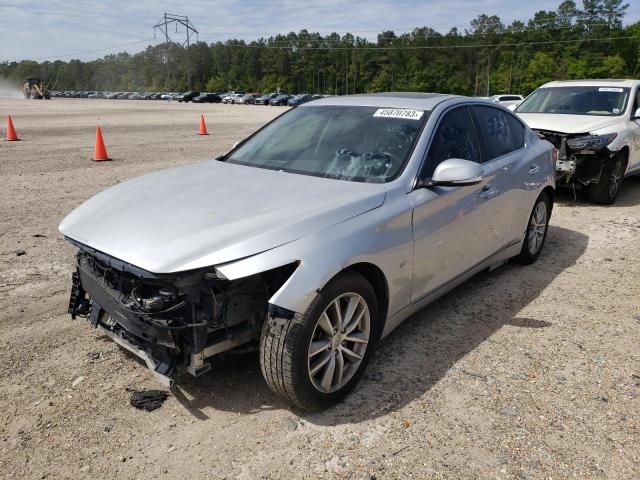 JN1BV7AP5FM341865 - 2015 INFINITI Q50 BASE SILVER photo 1