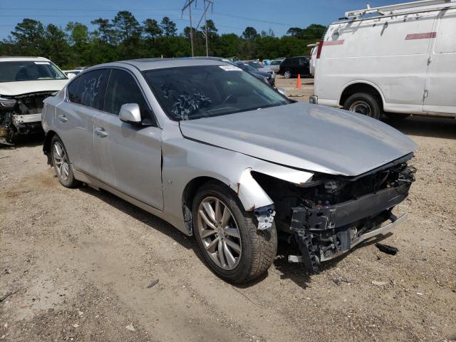 JN1BV7AP5FM341865 - 2015 INFINITI Q50 BASE SILVER photo 4