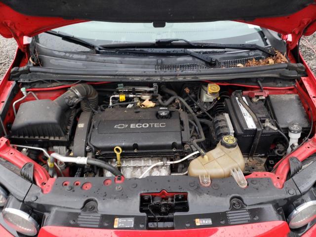 1G1JC5SH7F4143713 - 2015 CHEVROLET SONIC LT RED photo 11