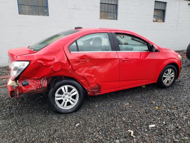 1G1JC5SH7F4143713 - 2015 CHEVROLET SONIC LT RED photo 3