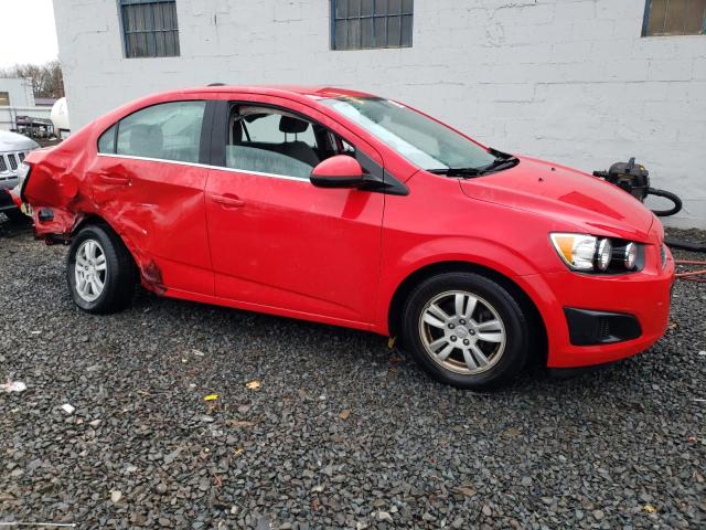 1G1JC5SH7F4143713 - 2015 CHEVROLET SONIC LT RED photo 4