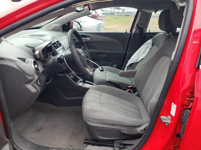 1G1JC5SH7F4143713 - 2015 CHEVROLET SONIC LT RED photo 7