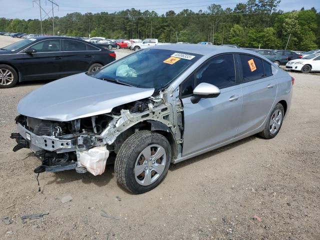 1G1BC5SM6H7186118 - 2017 CHEVROLET CRUZE LS SILVER photo 1