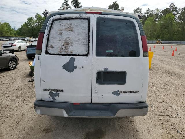 1GCGG29R321170521 - 2002 CHEVROLET EXPRESS G2 WHITE photo 6