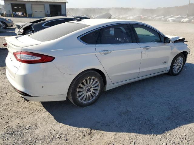 3FA6P0SUXDR302297 - 2013 FORD FUSION TITANIUM PHEV WHITE photo 3