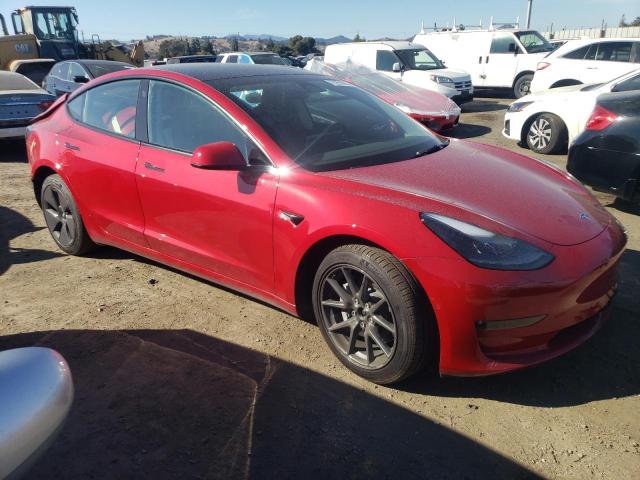 5YJ3E1EB1NF344962 - 2022 TESLA MODEL 3 Qırmızı foto 4