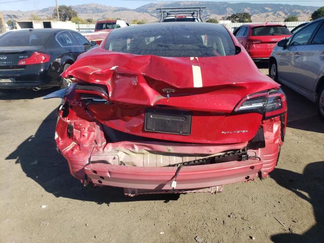 5YJ3E1EB1NF344962 - 2022 TESLA MODEL 3 Qırmızı foto 6