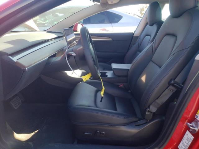 5YJ3E1EB1NF344962 - 2022 TESLA MODEL 3 Qırmızı foto 7