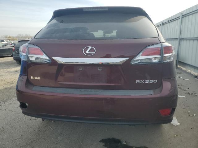 2T2ZK1BA8DC107091 - 2013 LEXUS RX 350 MAROON photo 6