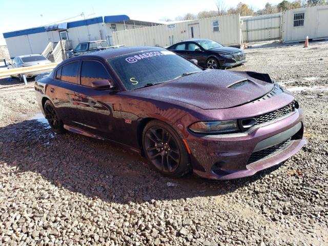 2C3CDXGJ9LH183976 - 2020 DODGE CHARGER SCAT PACK PURPLE photo 4