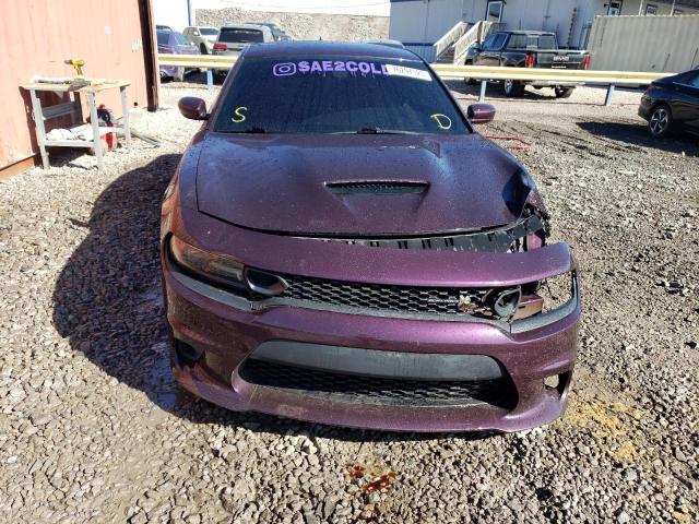 2C3CDXGJ9LH183976 - 2020 DODGE CHARGER SCAT PACK PURPLE photo 5