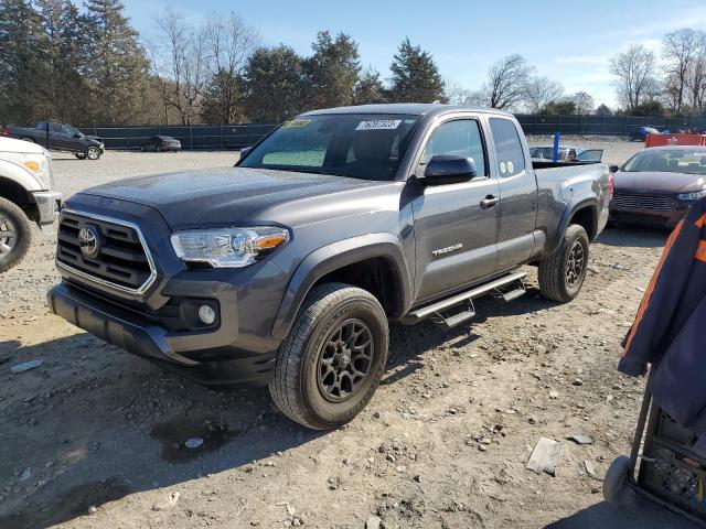 5TFSZ5AN5KX183346 - 2019 TOYOTA TACOMA ACCESS CAB Сұр фото 1