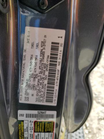 5TFSZ5AN5KX183346 - 2019 TOYOTA TACOMA ACCESS CAB Сұр фото 12