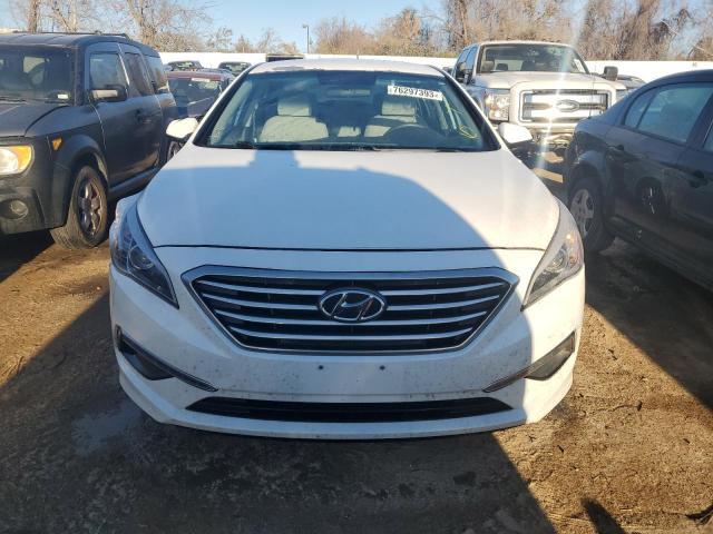 5NPE24AFXFH200034 - 2015 HYUNDAI SONATA SE WHITE photo 5