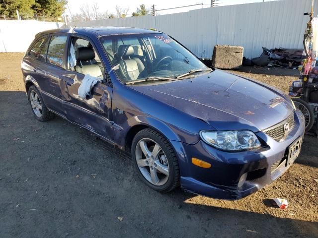 JM1BJ246331181772 - 2003 MAZDA PROTEGE PR5 BLUE photo 4