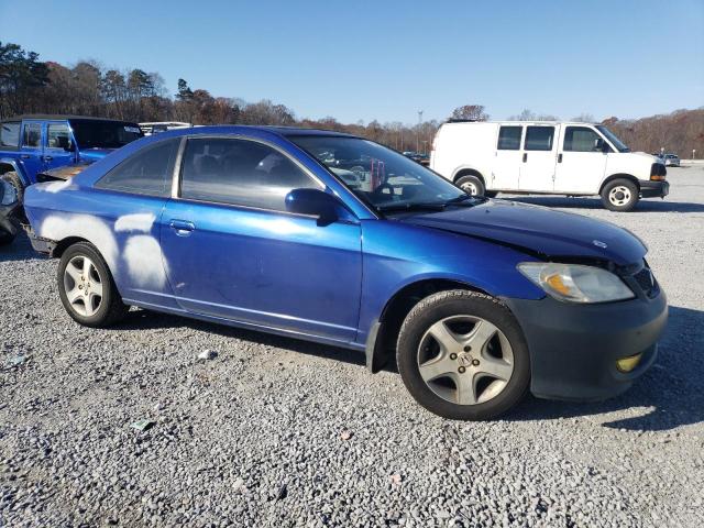 1HGEM22904L017484 - 2004 HONDA CIVIC EX BLUE photo 4