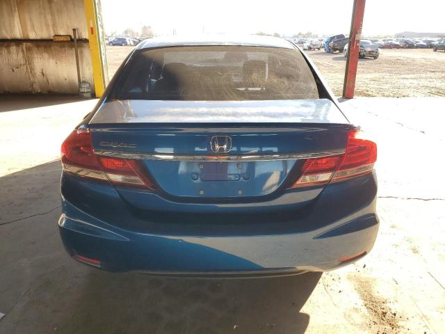 19XFB2F58EE008395 - 2014 HONDA CIVIC LX BLUE photo 6