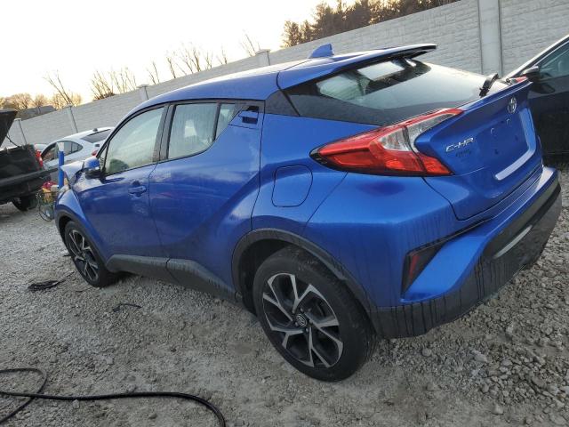 NMTKHMBX8KR085428 - 2019 TOYOTA C-HR XLE BLUE photo 2