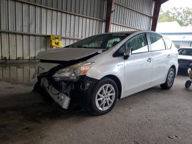 JTDZN3EU1EJ005750 - 2014 TOYOTA PRIUS V WHITE photo 1