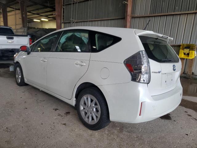 JTDZN3EU1EJ005750 - 2014 TOYOTA PRIUS V WHITE photo 2