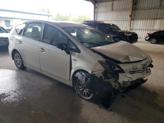 JTDZN3EU1EJ005750 - 2014 TOYOTA PRIUS V WHITE photo 4