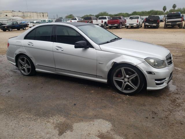 WDDGF4HBXCR217037 - 2012 MERCEDES-BENZ C 250 SILVER photo 4