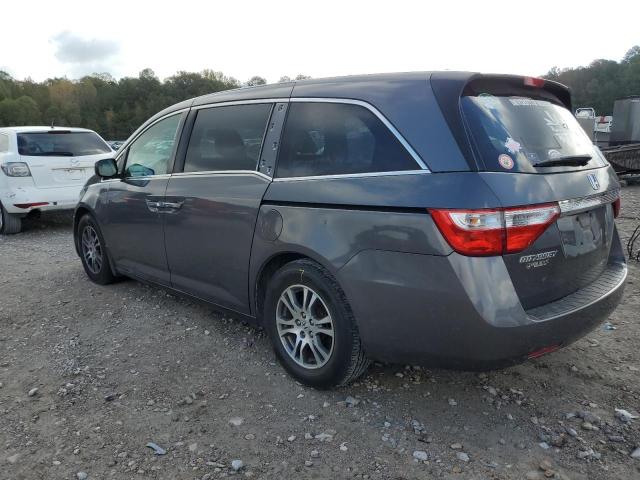 5FNRL5H64DB085310 - 2013 HONDA ODYSSEY EXL GRAY photo 2