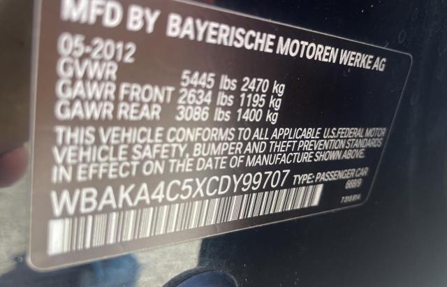 WBAKA4C5XCDY99707 - 2012 BMW 740 I BLACK photo 10