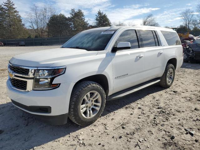 1GNSKHKC0KR176836 - 2019 CHEVROLET SUBURBAN K1500 LT WHITE photo 1