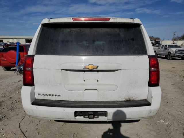 1GNSKHKC0KR176836 - 2019 CHEVROLET SUBURBAN K1500 LT WHITE photo 6