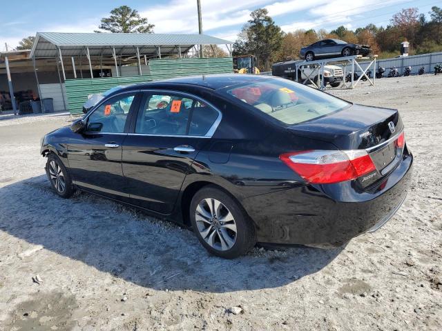 1HGCR2F39FA156297 - 2015 HONDA ACCORD LX BLACK photo 2