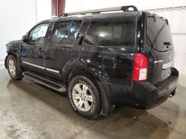 5N1AR18B48C600712 - 2008 NISSAN PATHFINDER S BLACK photo 2