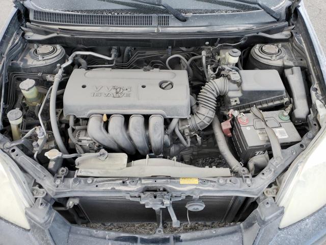 2T1KR30E48C719409 - 2008 TOYOTA COROLLA MA XR BLACK photo 11