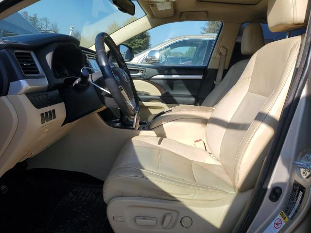 5TDJKRFH0ES064172 - 2014 TOYOTA HIGHLANDER XLE GOLD photo 7