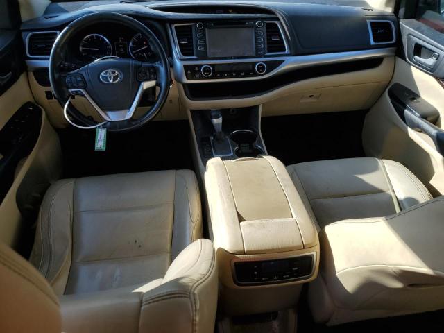 5TDJKRFH0ES064172 - 2014 TOYOTA HIGHLANDER XLE GOLD photo 8