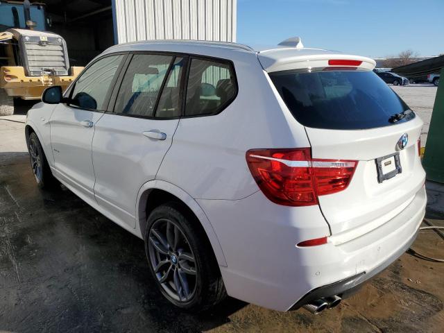 5UXWZ7C51F0M82503 - 2015 BMW X3 SDRIVE28I WHITE photo 2