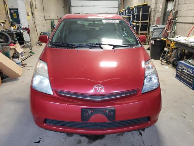 JTDKB20U887750332 - 2008 TOYOTA PRIUS RED photo 5